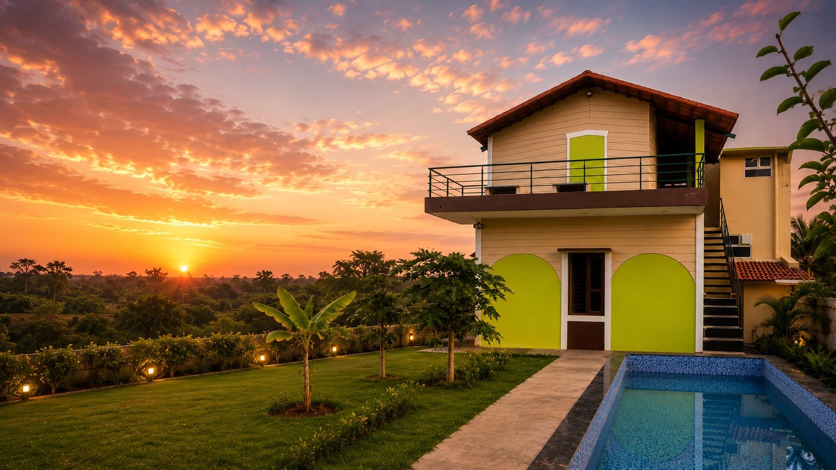Sunset at Villajo